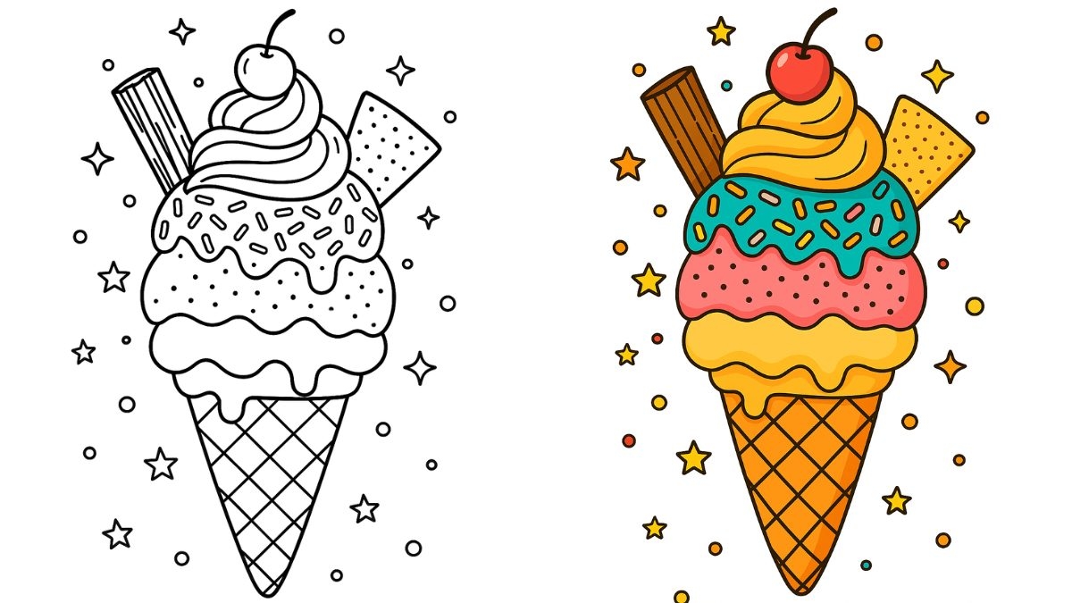Ice Cream Coloring Pages 52 Free Printable PDFs 