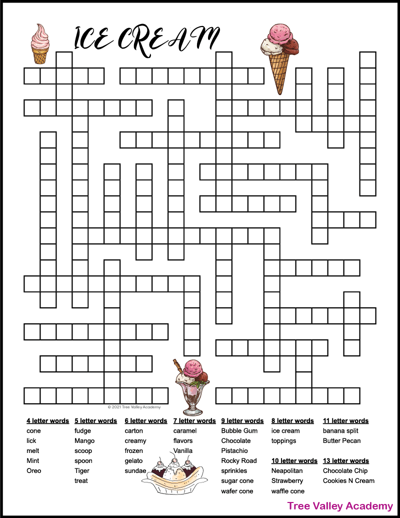 printable fill in puzzles