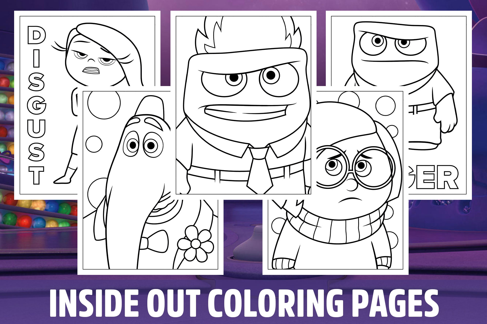 inside out coloring page