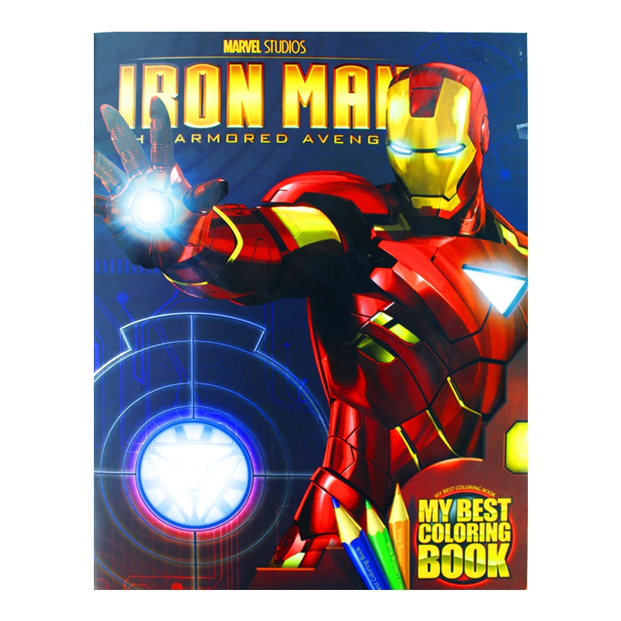 IRON MAN COLORING BOOK A4 MOD37 6294004890475