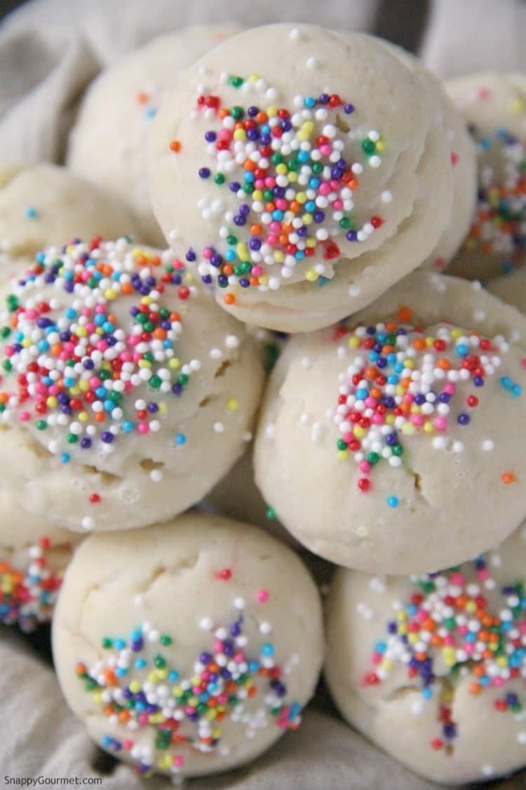 Italian Sprinkle Cookies with Almond Orange Snappy Gourmet