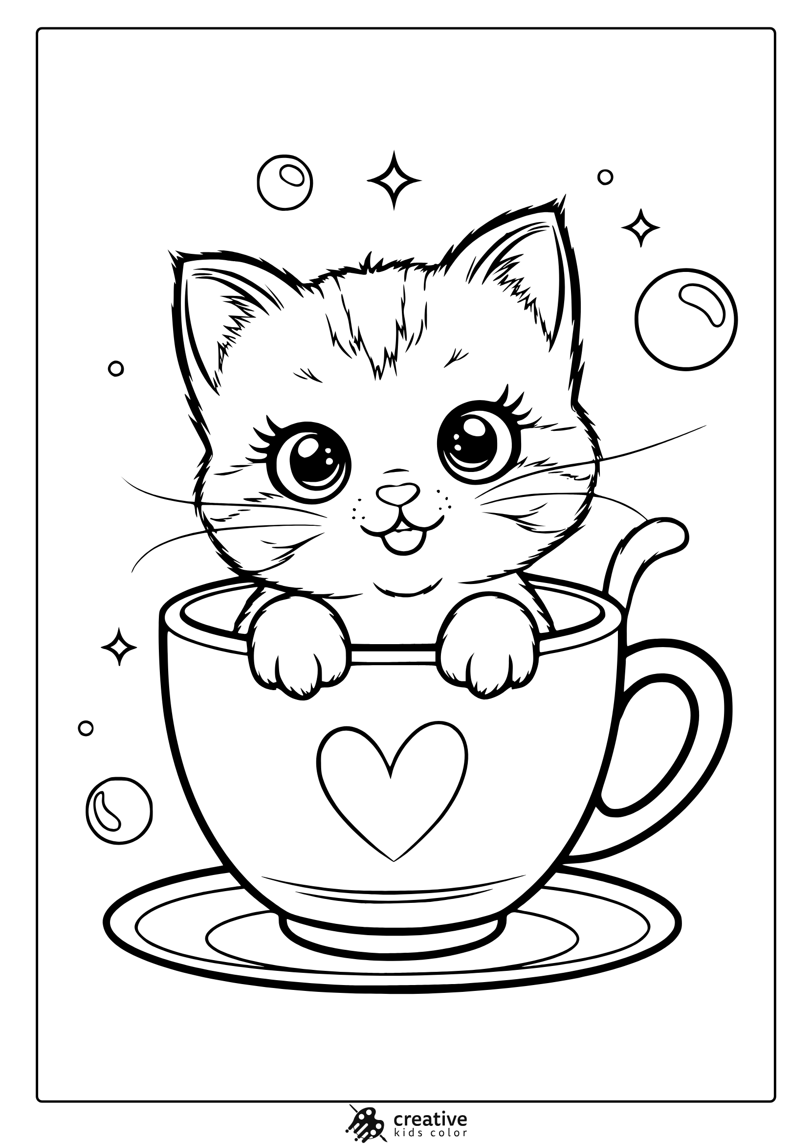 Kawaii Coloring Pages Free Printable PDFs 