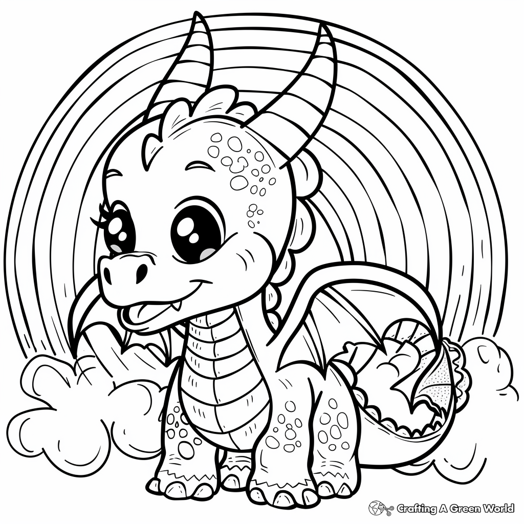 free printable dragon coloring pages