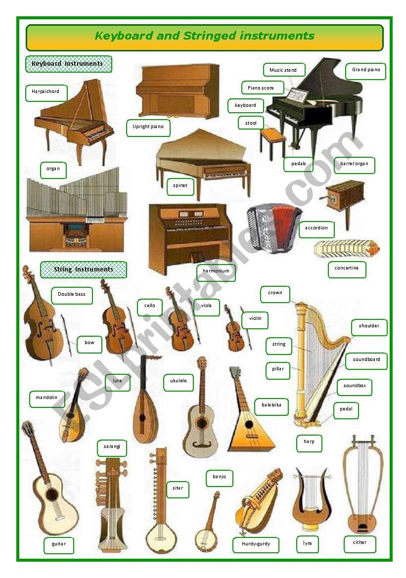 crossword clue string instrument