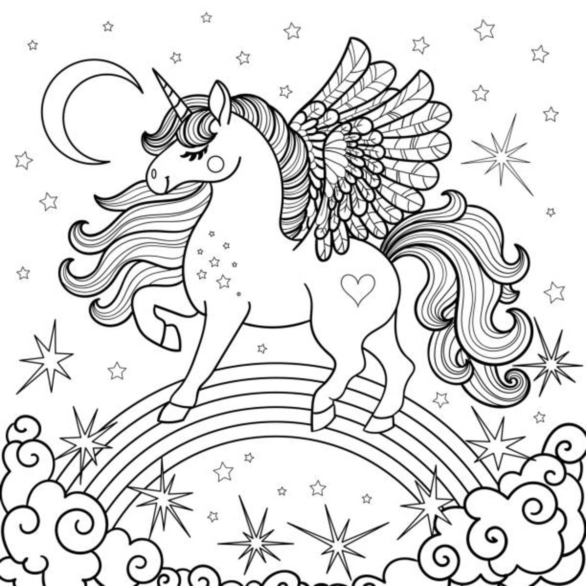 Kids Free Printable Coloring Pages Unicorn Yungombusdiepi1989 s Ownd