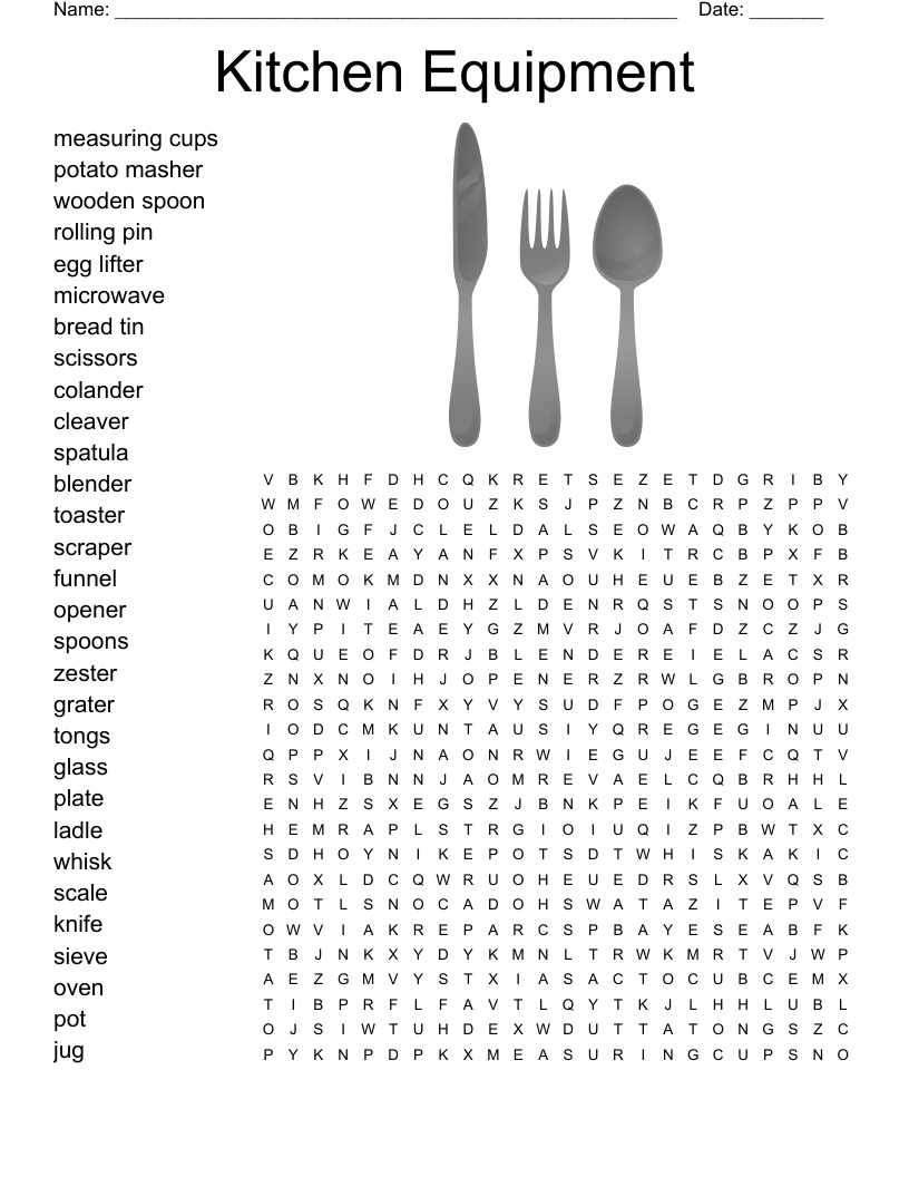 kitchen gadget crossword clue