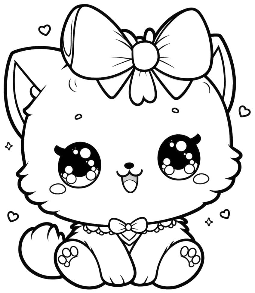 free coloring pages of kittens