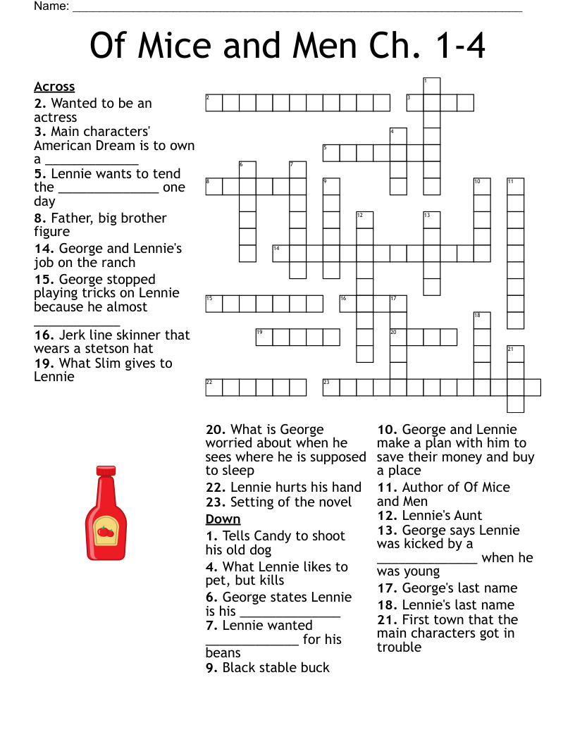 Langston Hughes Crossword WordMint