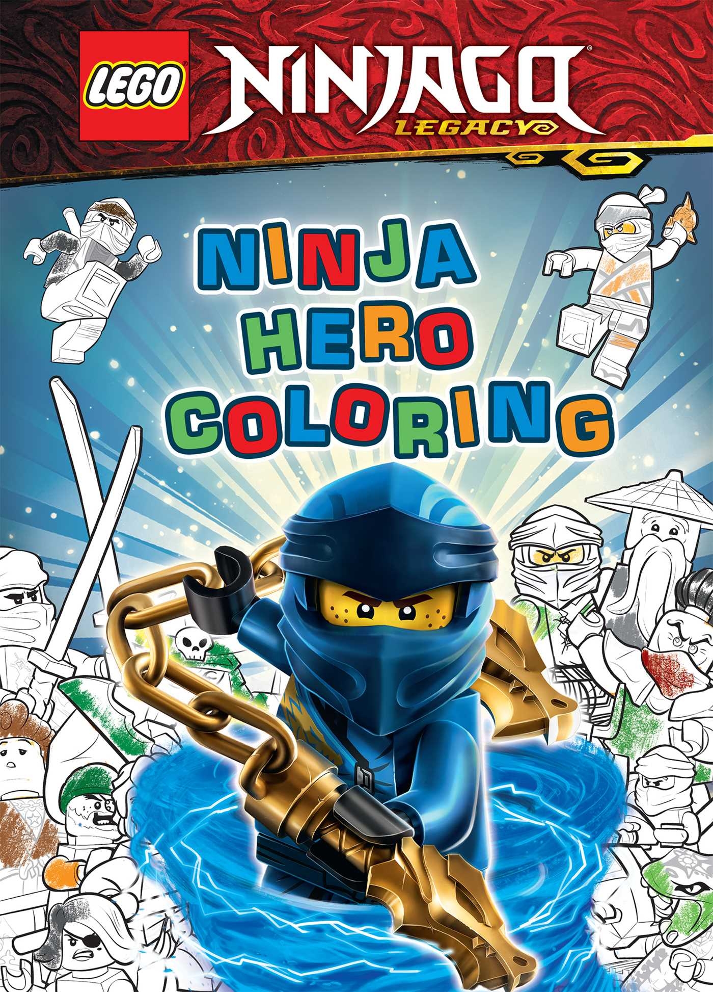 LEGO NINJAGO Ninja Hero Coloring Book By AMEET Publishing Official Publisher Page Simon Schuster