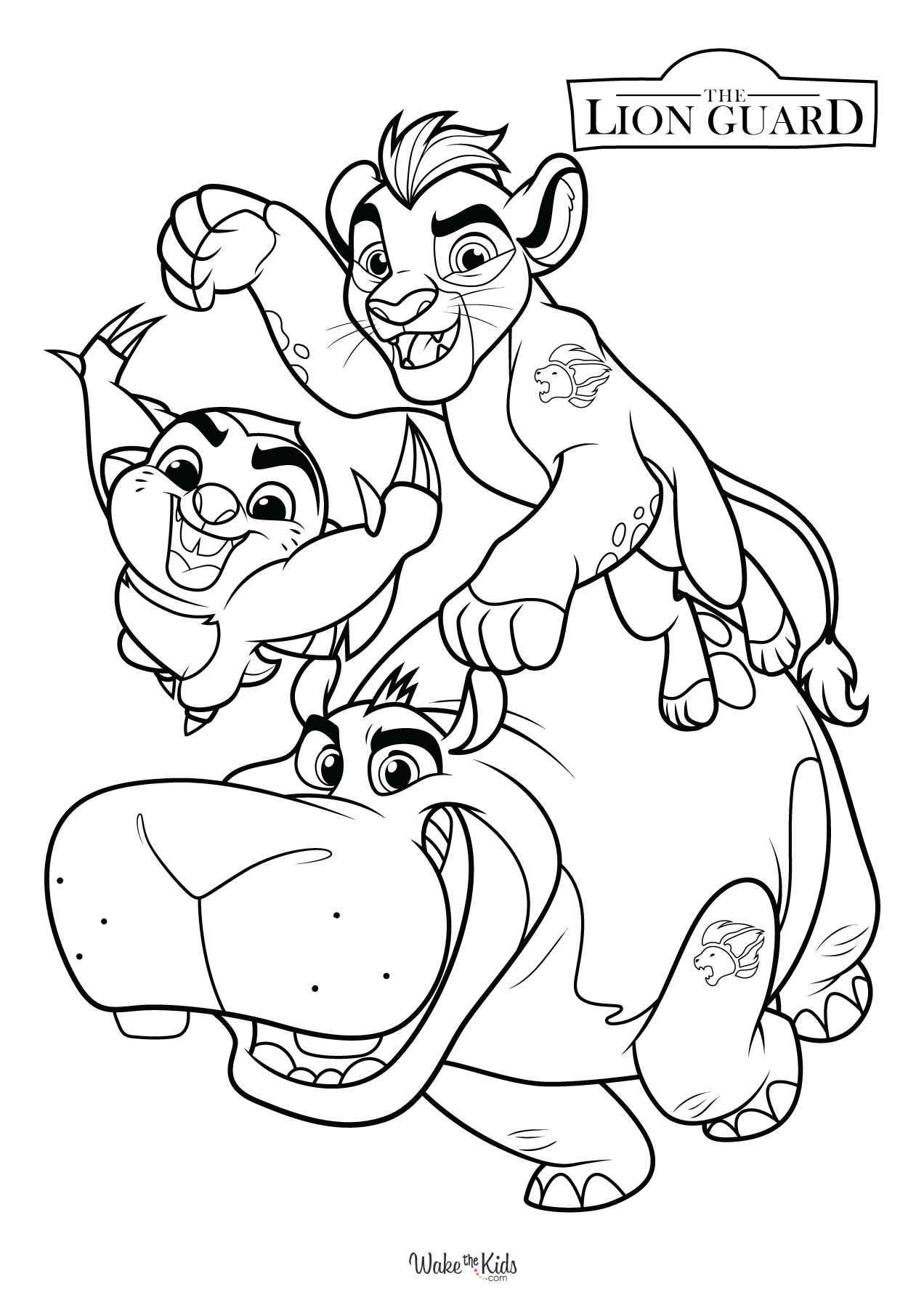 Lion Guard Coloring Pages Free Printable PDFs WakeTheKids