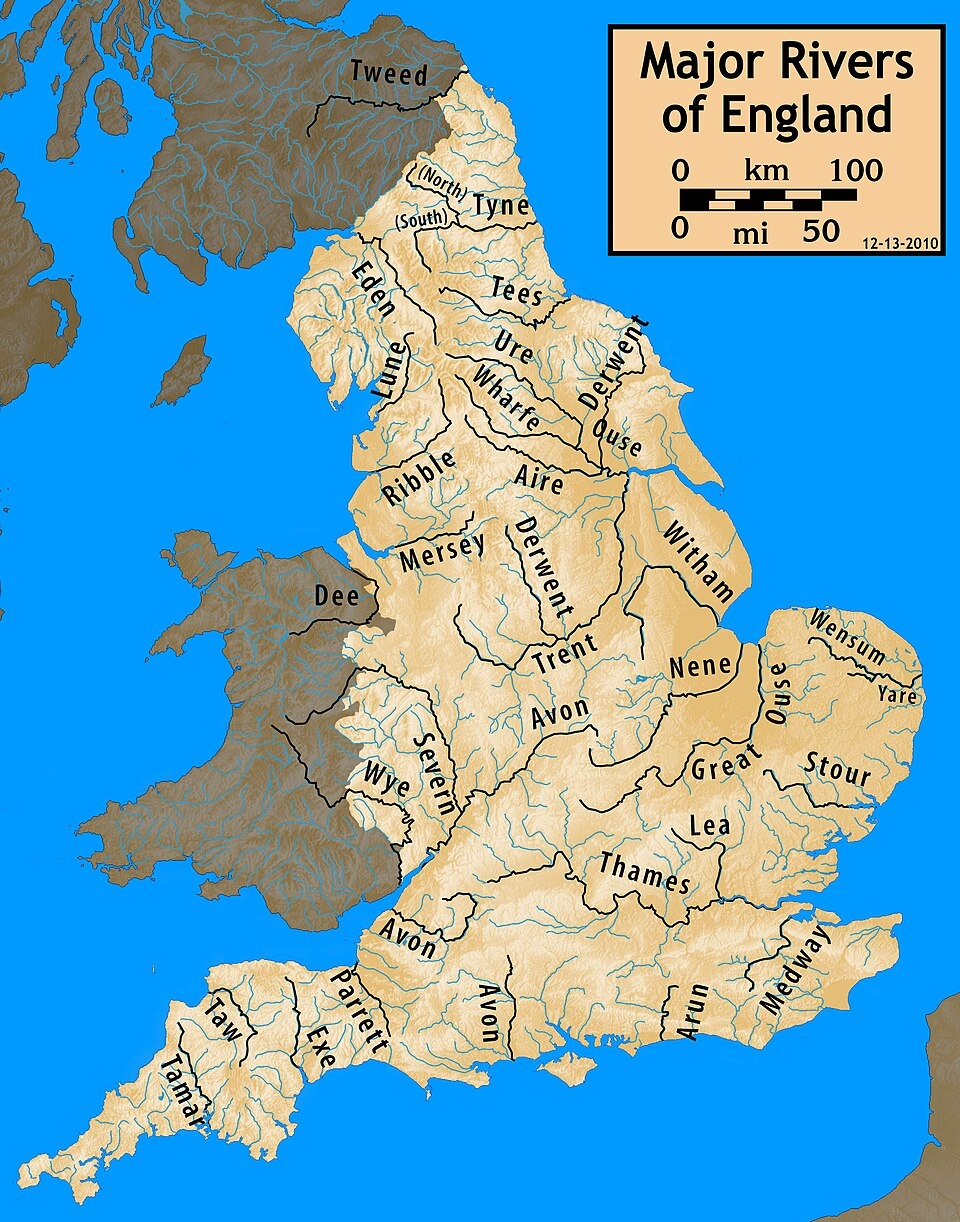 List Of Rivers Of England Wikipedia
