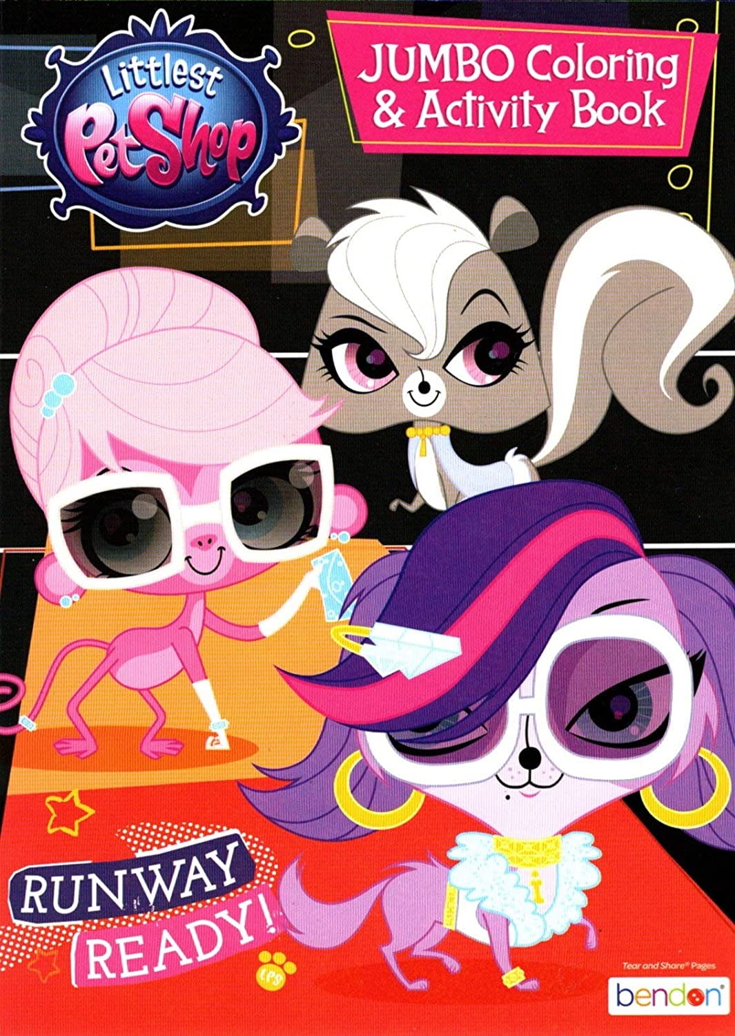 Littlest Pet Shop Coloring And Activity 80 Page Book Walmart