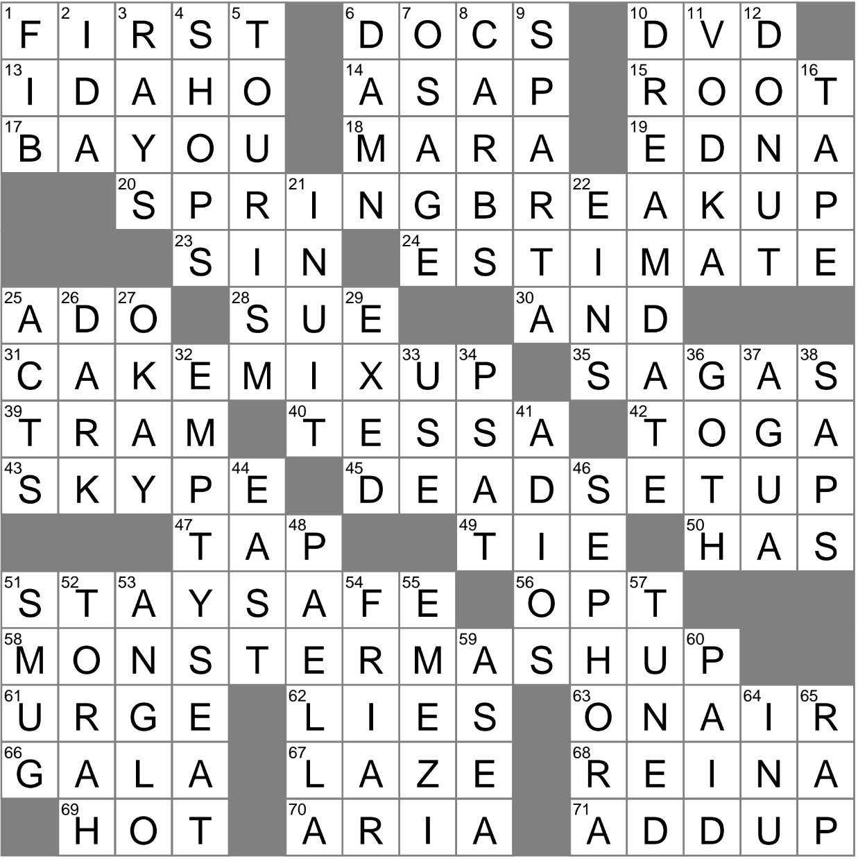 Maiden Name Lead In Daily Themed Crossword Clue