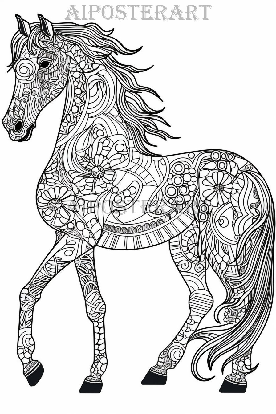 Mandala Horse Coloring Page For Adults Printable Coloring Sheet Patterned Horse Coloring Image High Res 5376x8064 Detailed Horse Etsy Israel Mandala Horse Coloring Page For Adults Printable Coloring Sheet Patterned Horse Coloring Image High Res 5376x8064 Detailed Horse Etsy Israel
