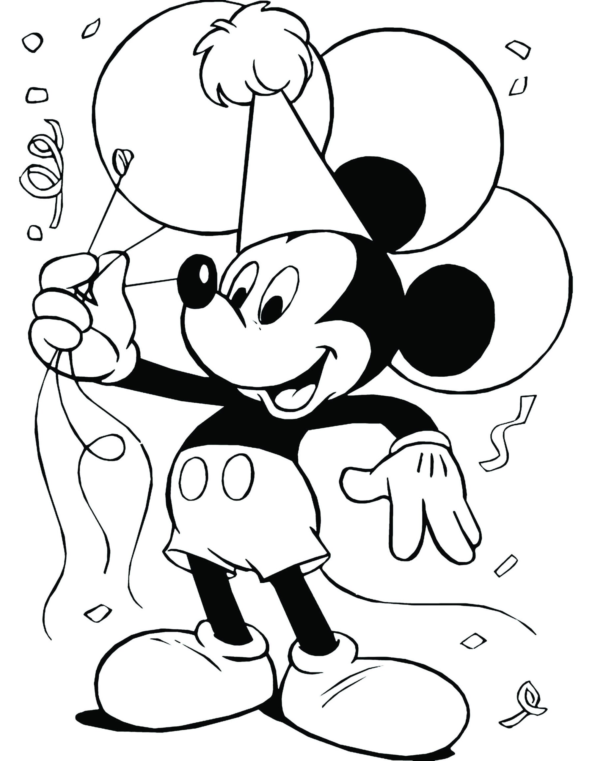 Mickey And Minnie Coloring Pages For Kids PDF Etsy