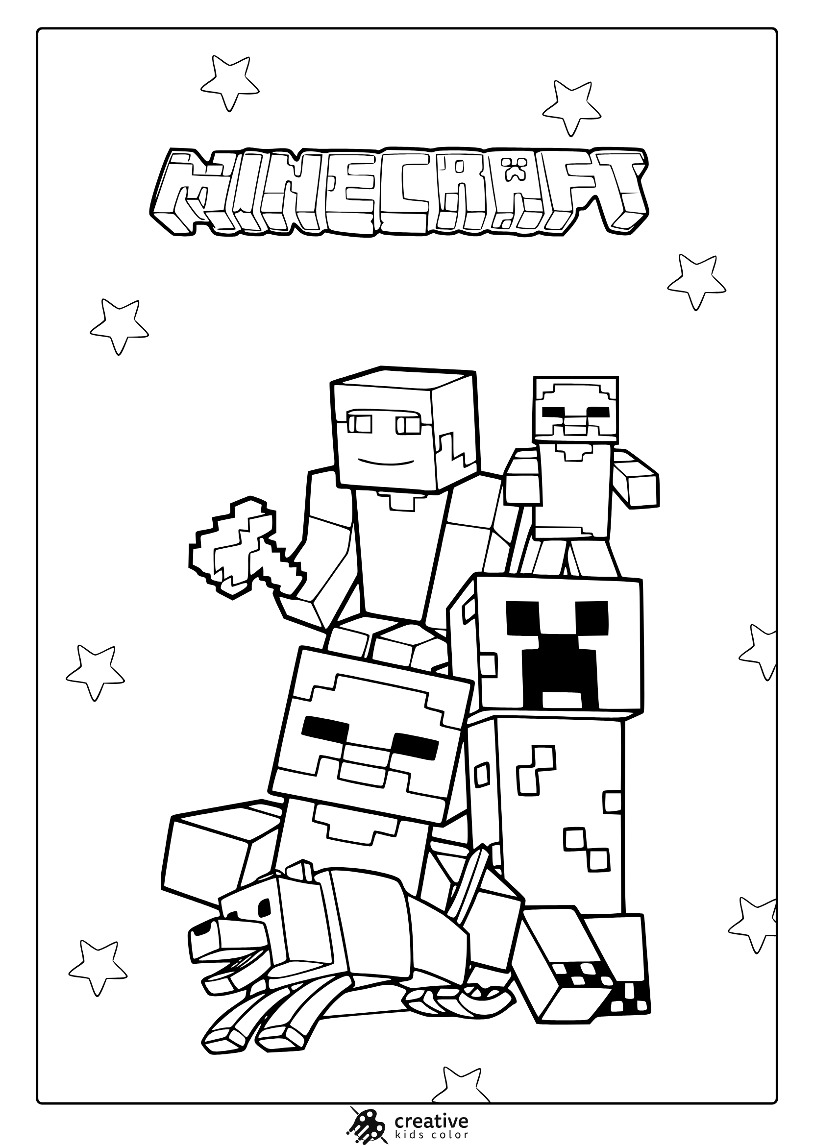 Minecraft Coloring Pages Free Printable PDFs Minecraft Coloring Pages Free Printable PDFs