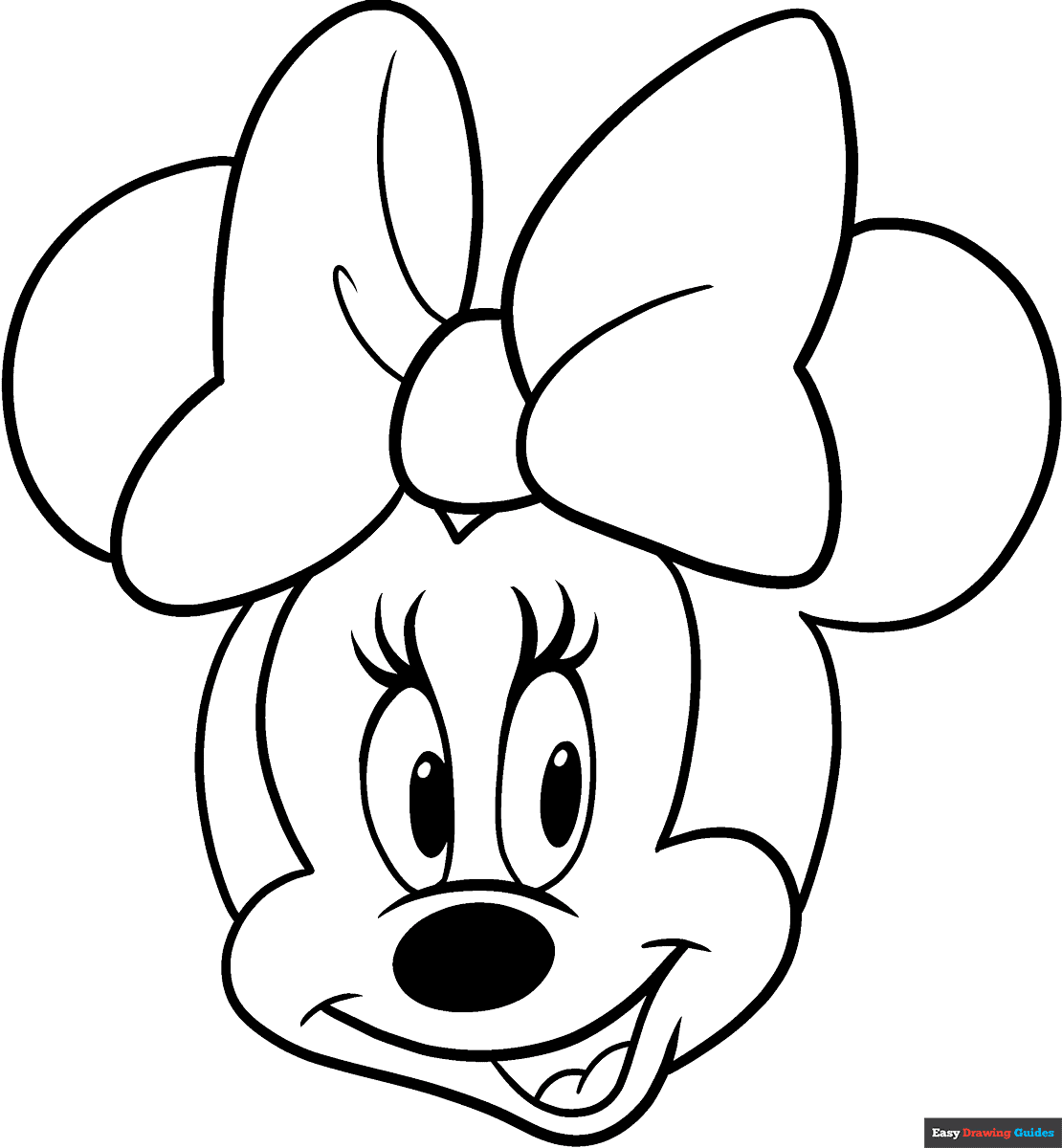 coloring pictures minnie mouse