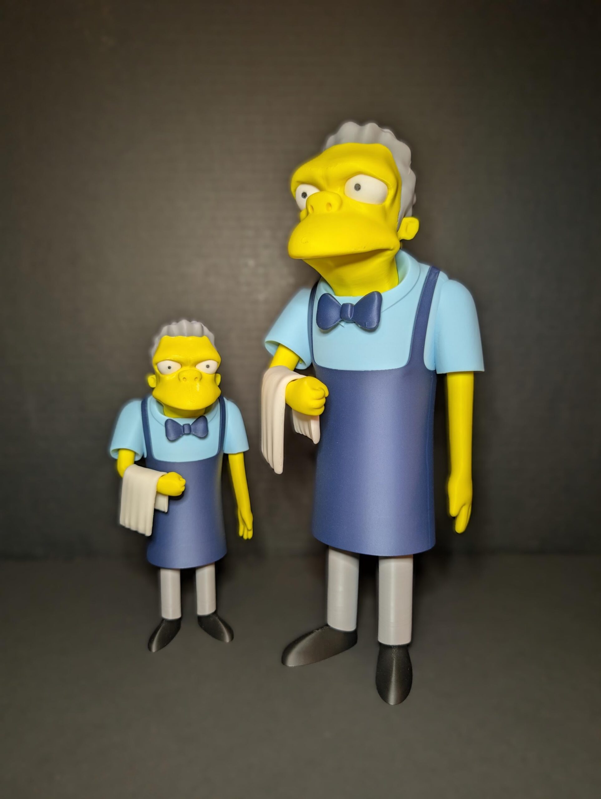 Moe Szyslak Figure The Simpsons Bar Keep Standard 8 75 Or Large 13 Perfect Gift For Fans Etsy Canada