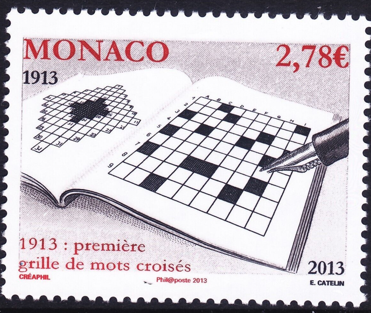 Monaco YT2898 MNH 2013 First Crossword Puzzle Pen 2737 EBay Monaco YT2898 MNH 2013 First Crossword Puzzle Pen 2737 EBay