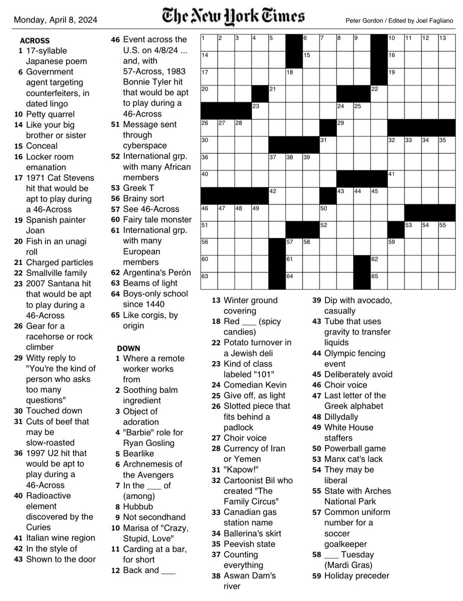 Monday s NYT Crossword 56 Across In Print Was Brainy Sort But On The App Online It Was This Emoji I m Curious How Often Does The App online Puzzle Clue Differ From Monday s NYT Crossword 56 Across In Print Was Brainy Sort But On The App Online It Was This Emoji I m Curious How Often Does The App online Puzzle Clue Differ From