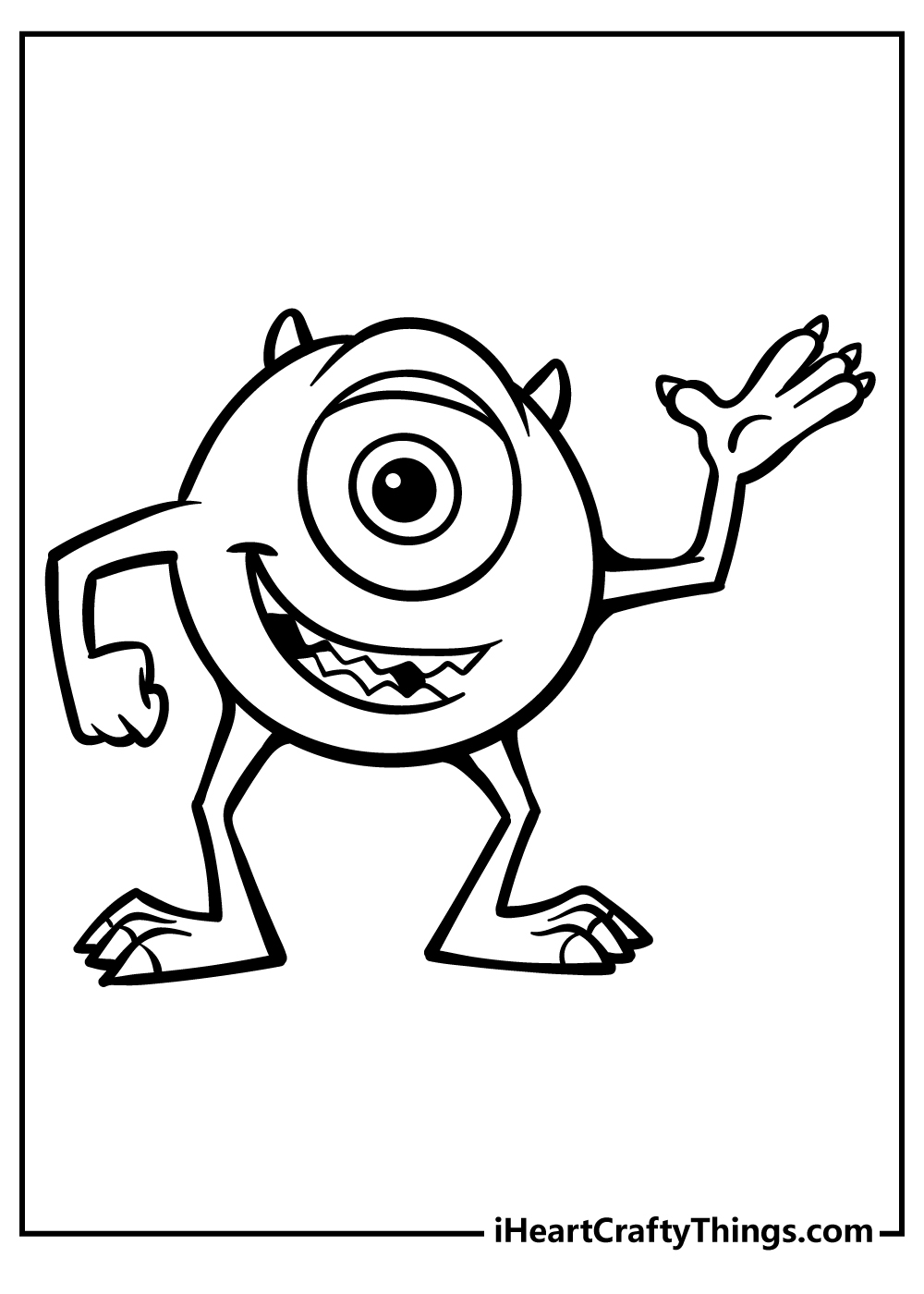 Monsters Inc Coloring Pages 32 Free PDF Printables 