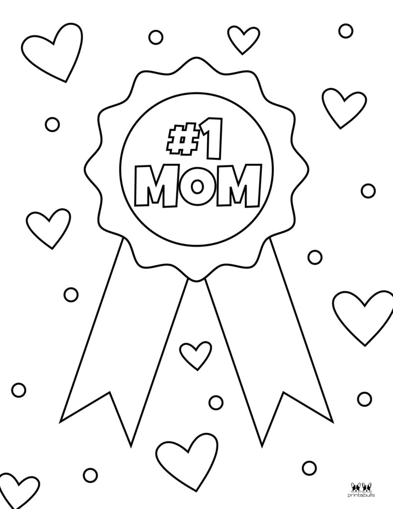 mothers day coloring sheets