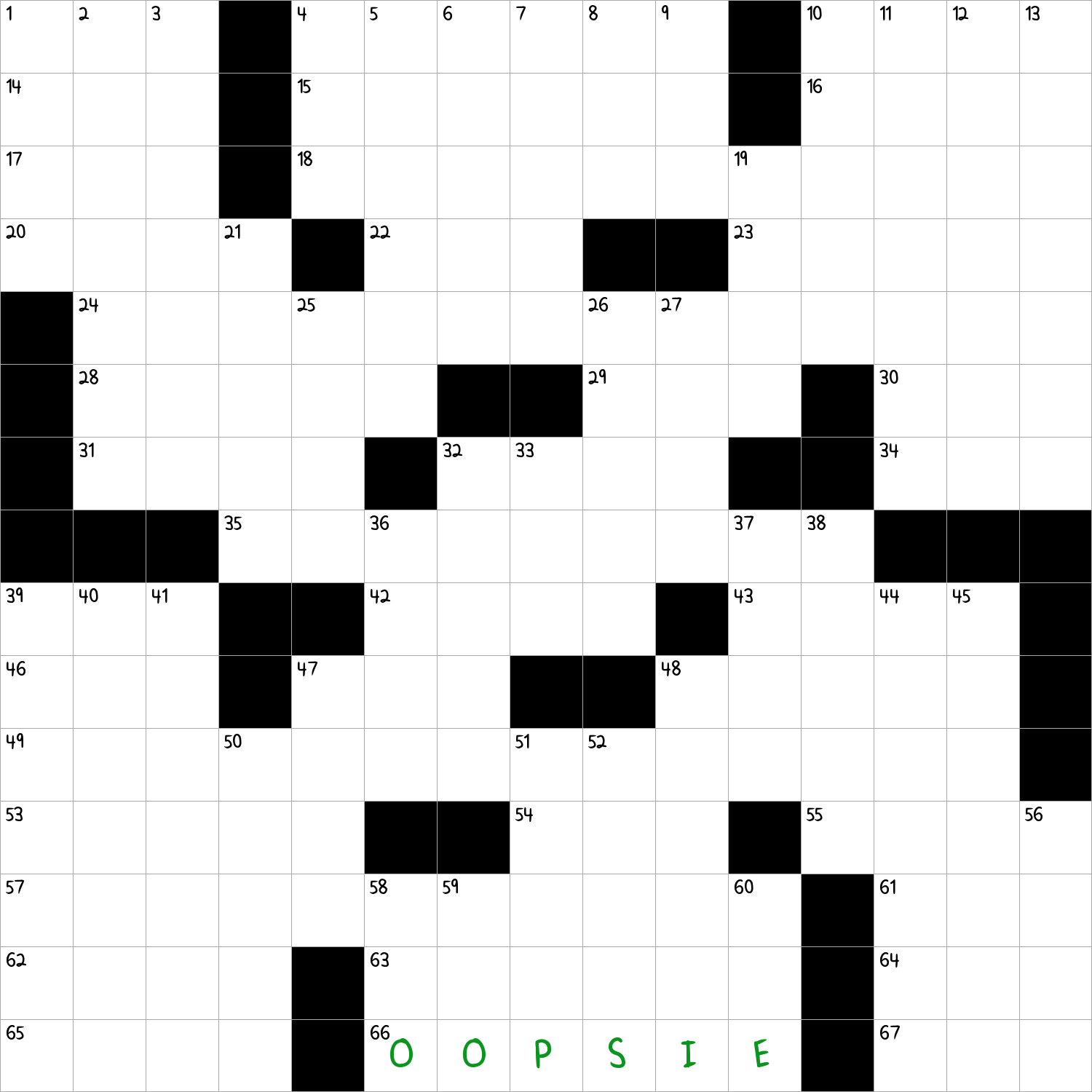 My Bad NYT Crossword Clue April 10 2025