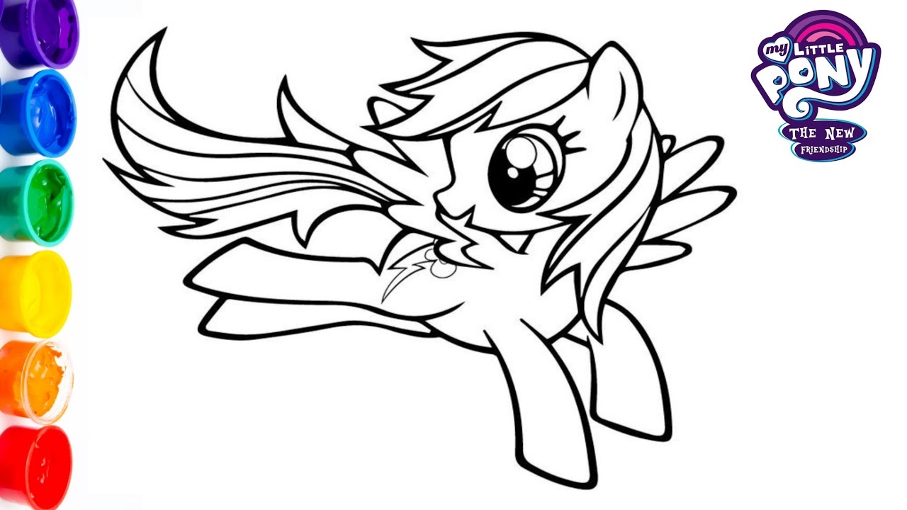 rainbow dash coloring page rainbow dash coloring page