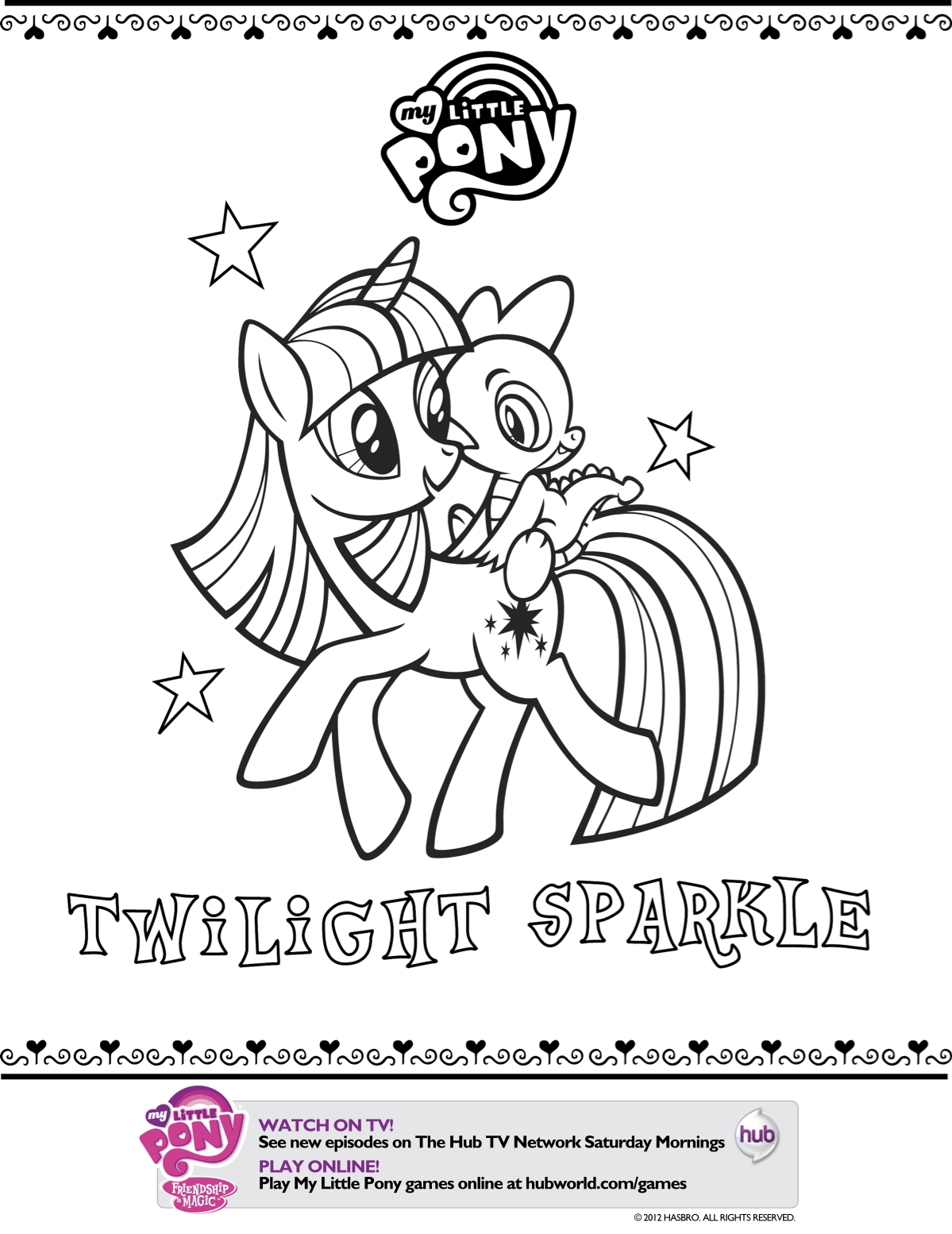 My Little Pony Twilight Sparkle Printable Coloring Page Mama Likes This My Little Pony Twilight Sparkle Printable Coloring Page Mama Likes This