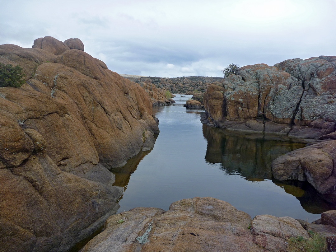 narrow inlet for a river