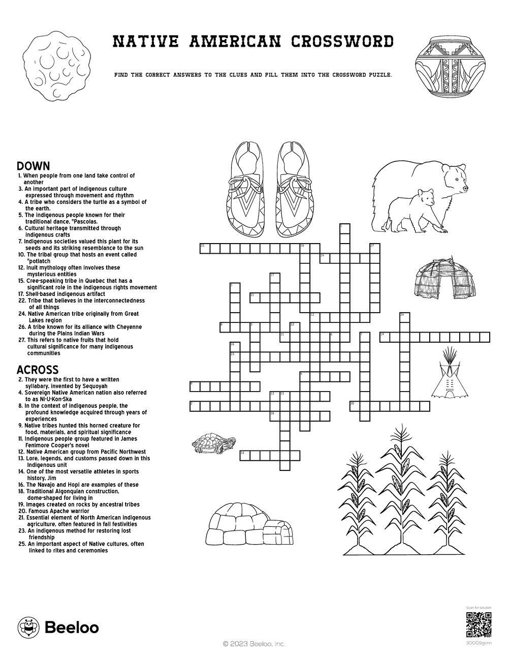 great plains people crossword clue