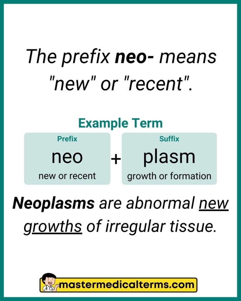 Neo Master Medical Terms