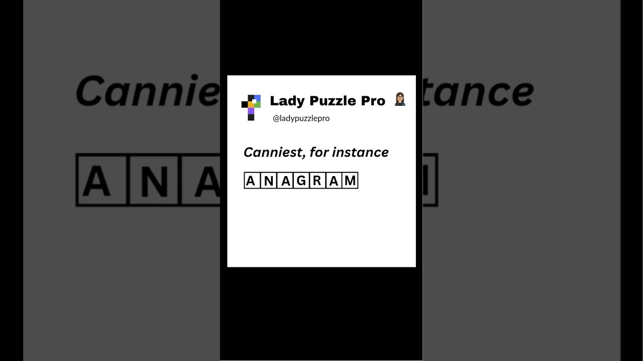 New York Times Crossword Clue Sun Oct 19 2025 Explained Canniest For Instance nytcrossword YouTube