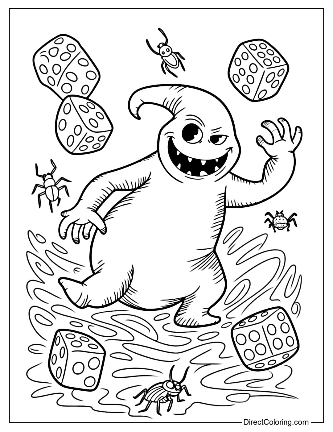 Nightmare Before Christmas Coloring Pages Free PDF To Download And Print