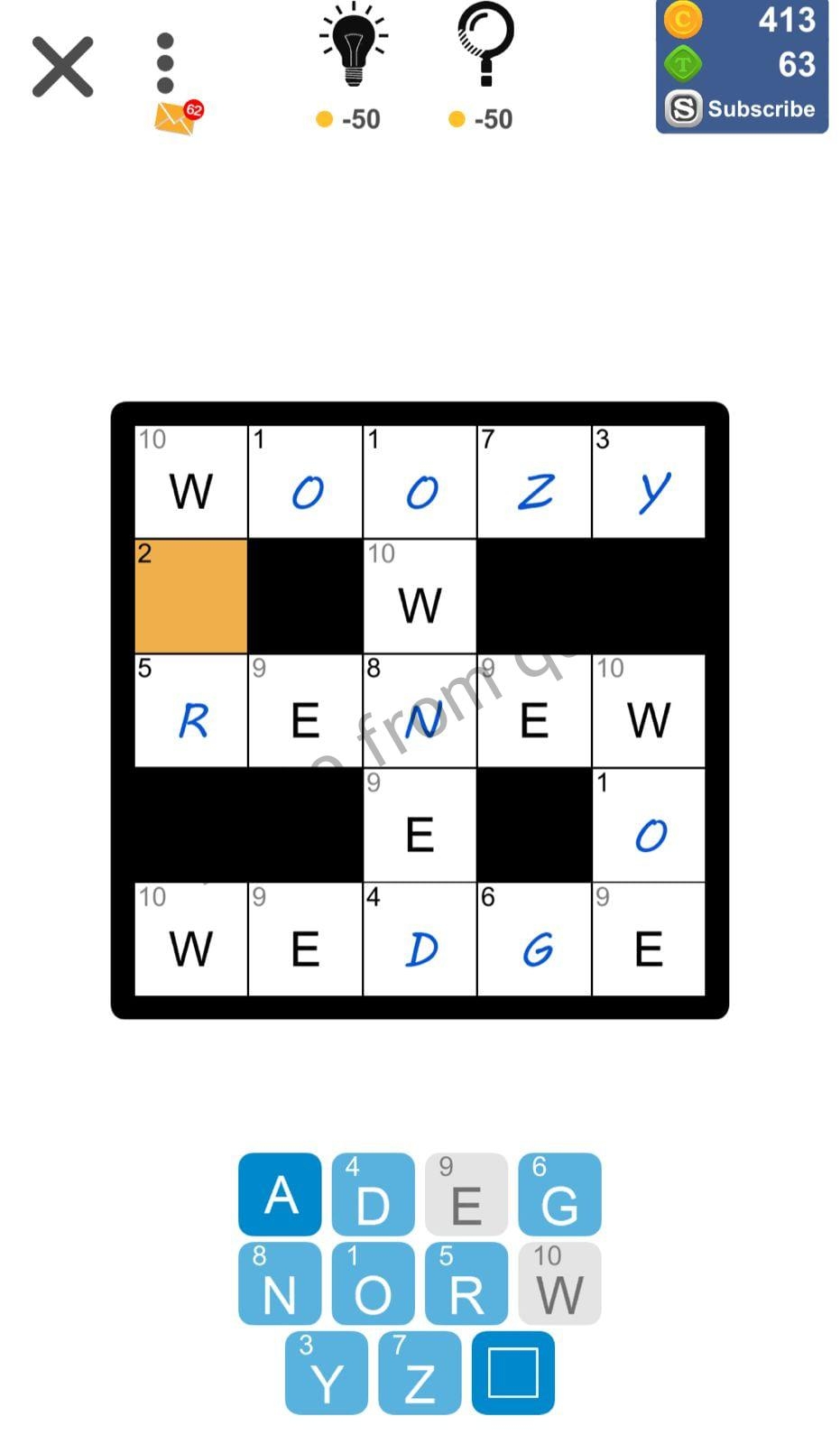 Nimble Fingered Crossword