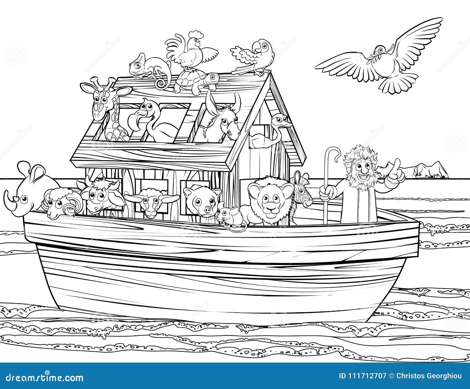 Noah Ark Coloring Stock Illustrations 15 Noah Ark Coloring Stock Illustrations Vectors Clipart Dreamstime