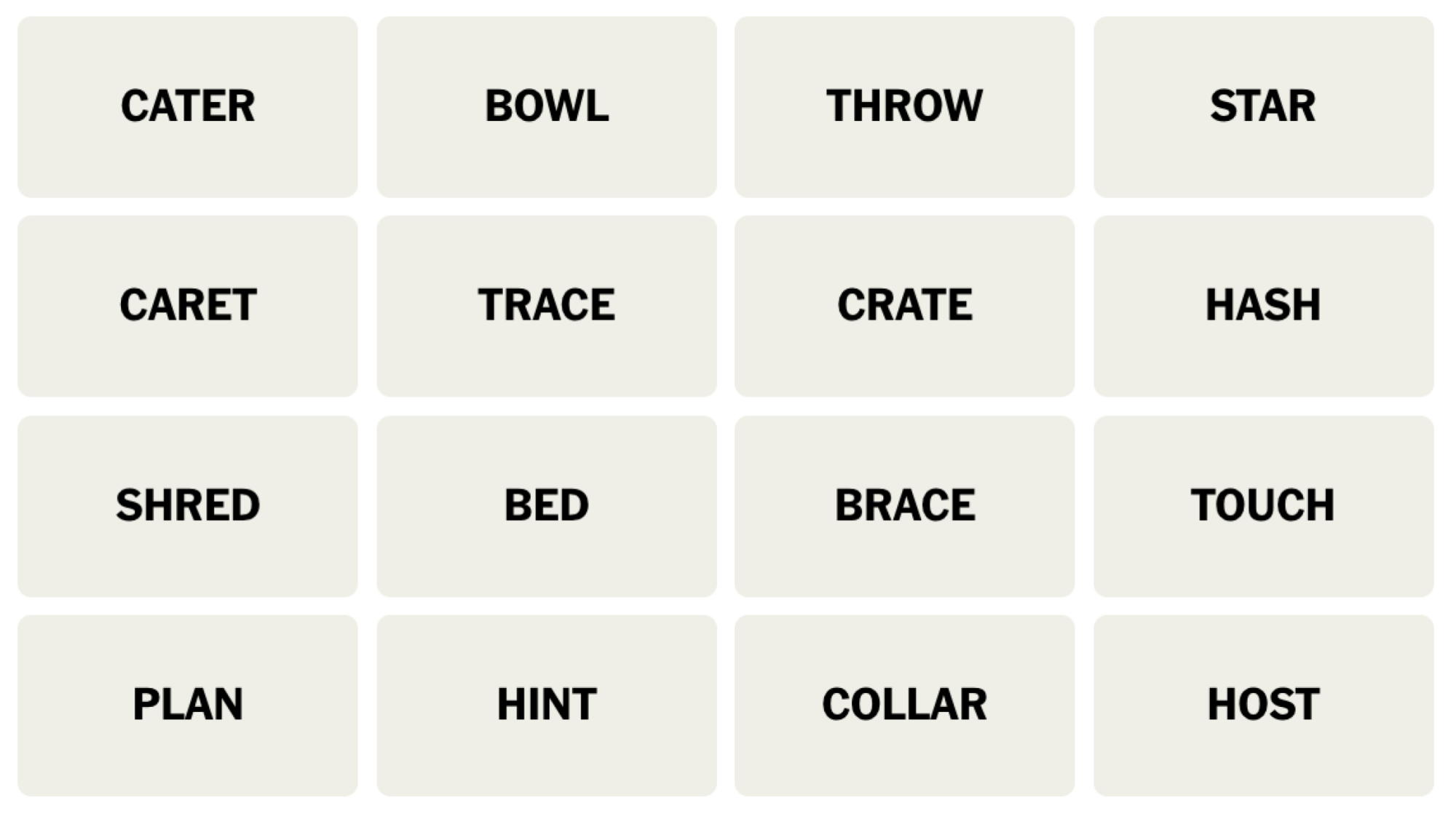 NYT Connections Answer For Today September 4 2024 Lifehacker