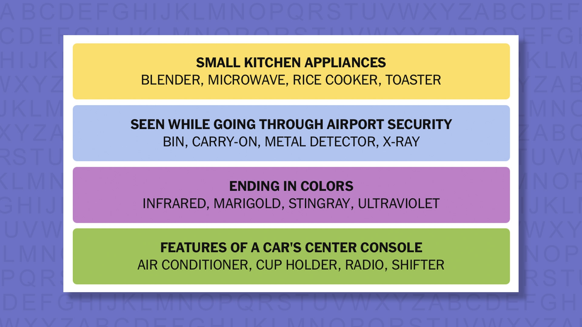 relative of a stingray nyt