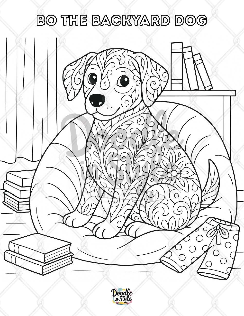 coloring pages for dogs