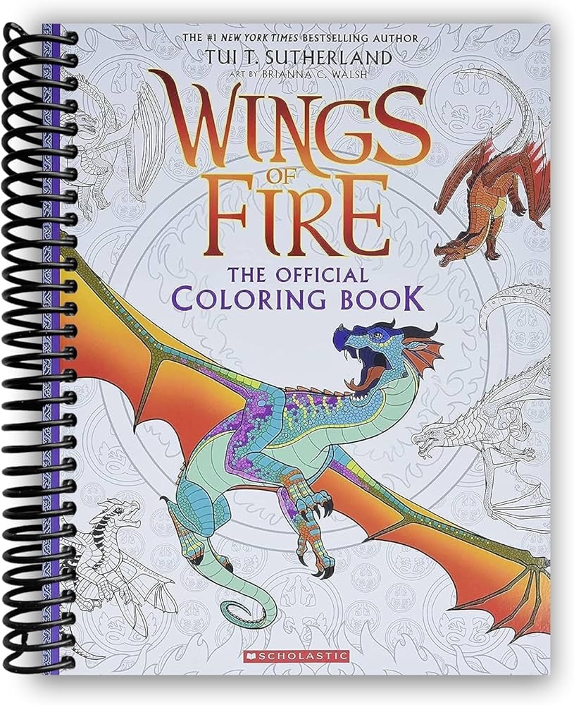 wings of fire coloring page
