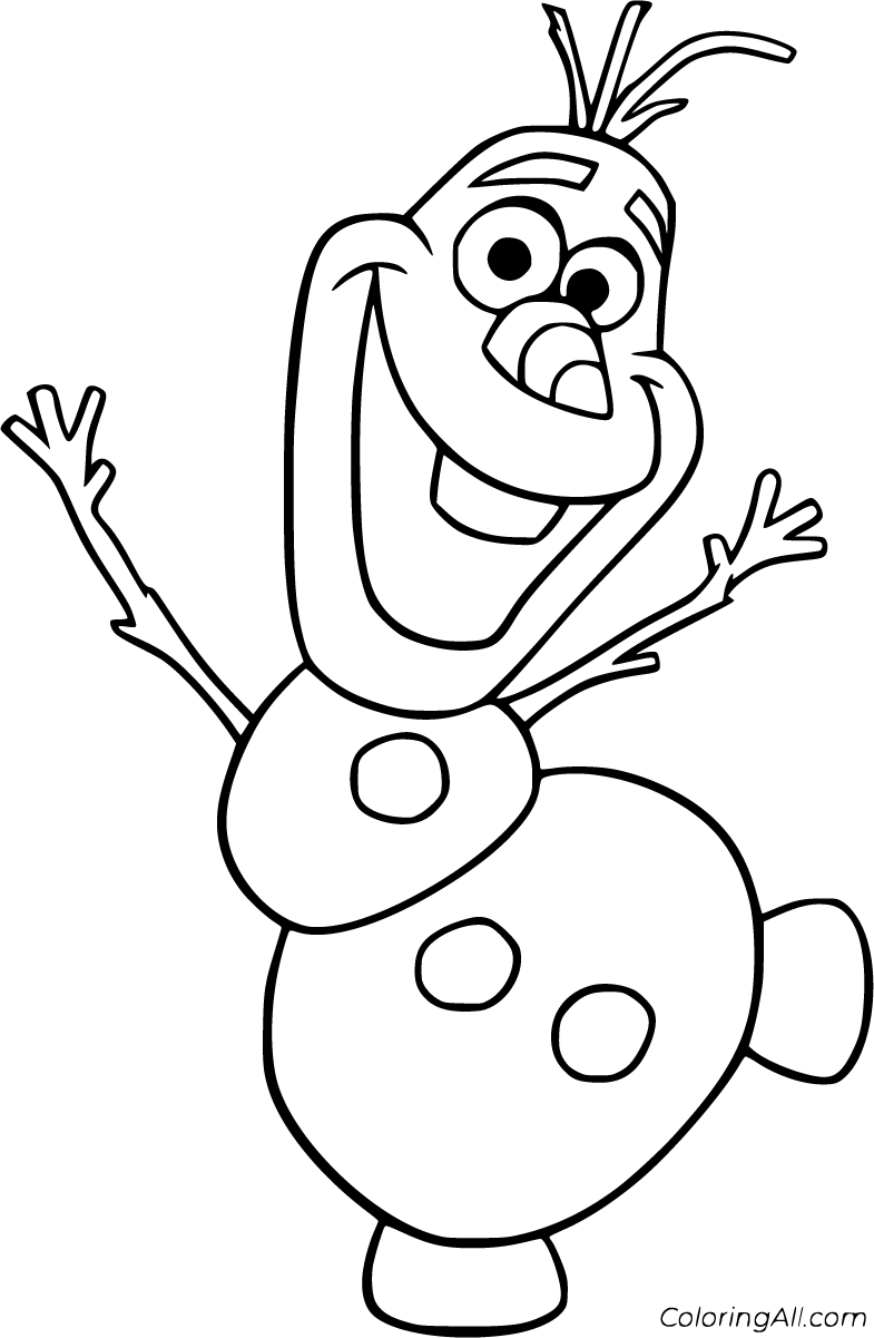 Olaf Coloring Pages 44 Free Printables ColoringAll