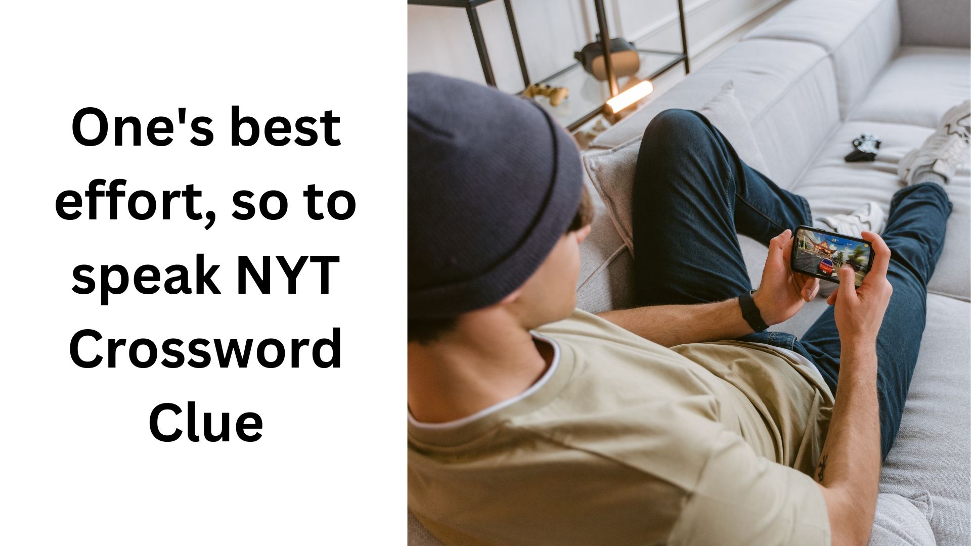One s Best Effort So To Speak NYT Crossword Clue October 6 2024