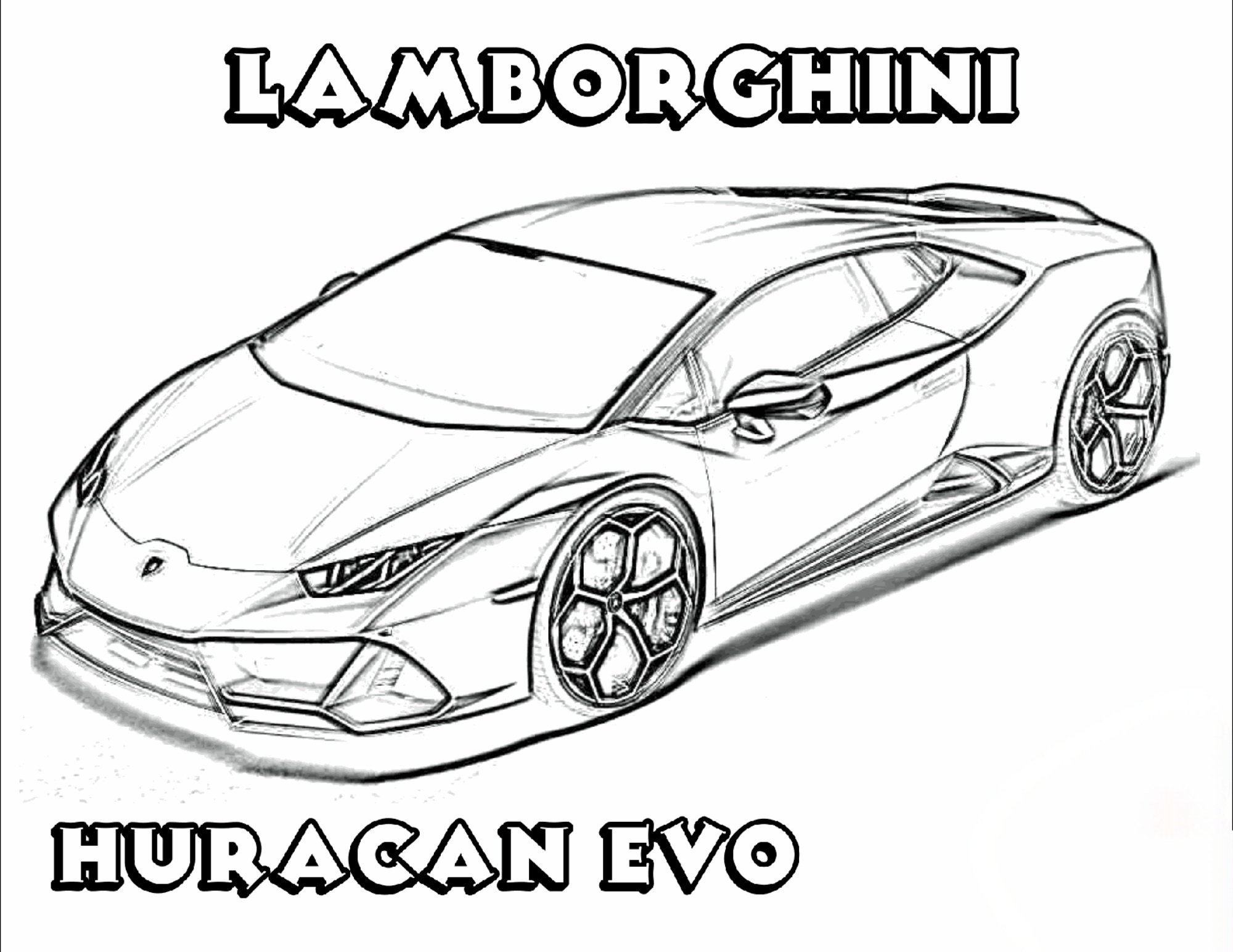 Over 100 Pages Exotic Car Printable Coloring Pages Etsy