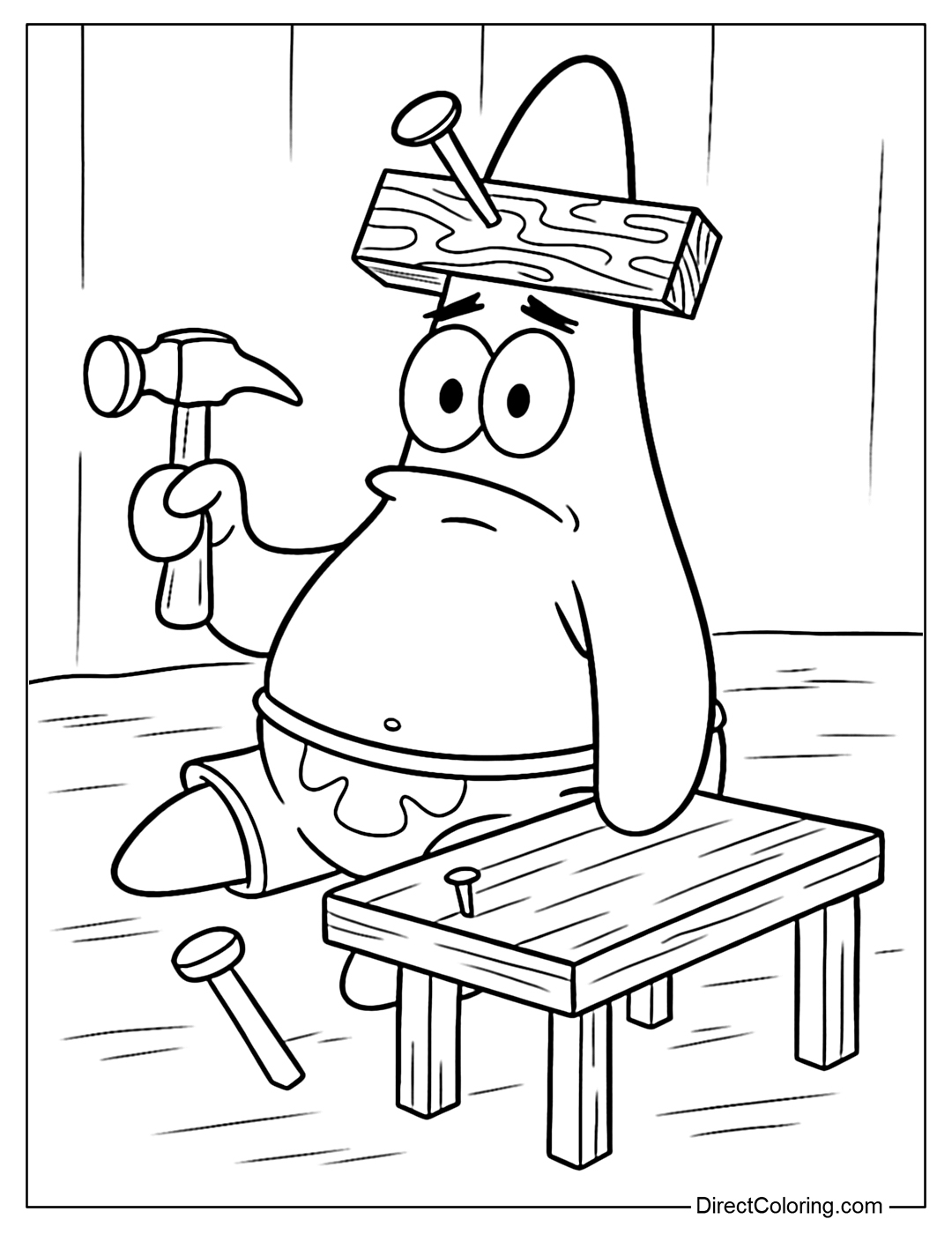 spongebob patrick coloring pages