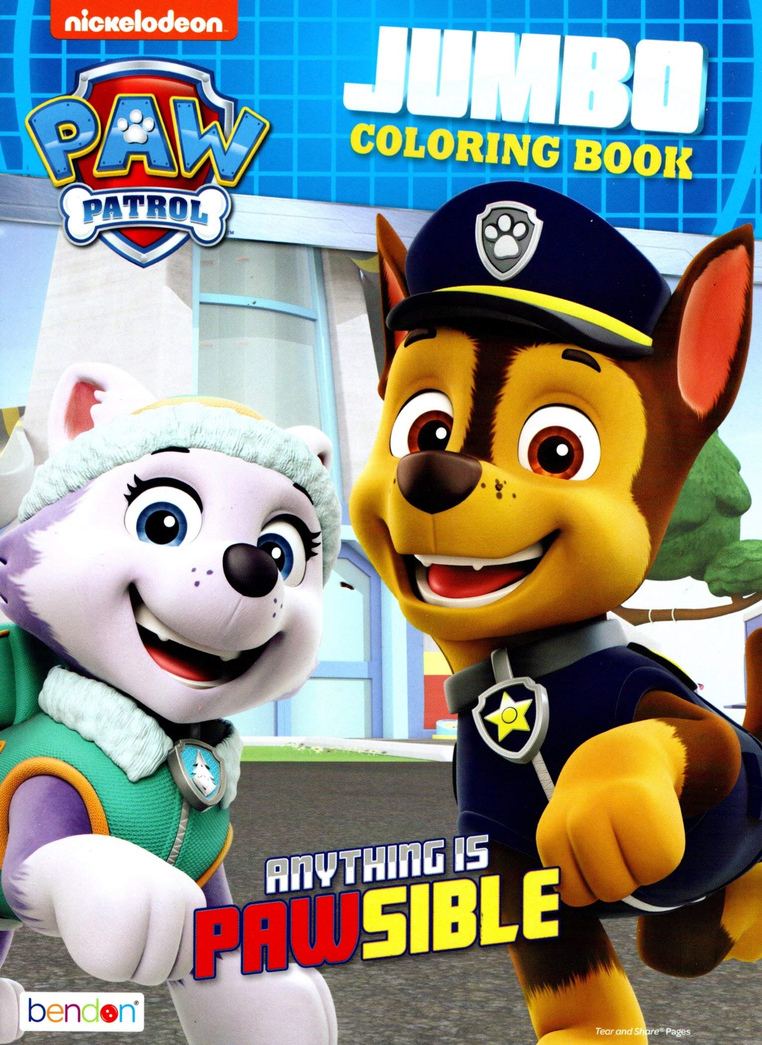 paw patrol coloring book