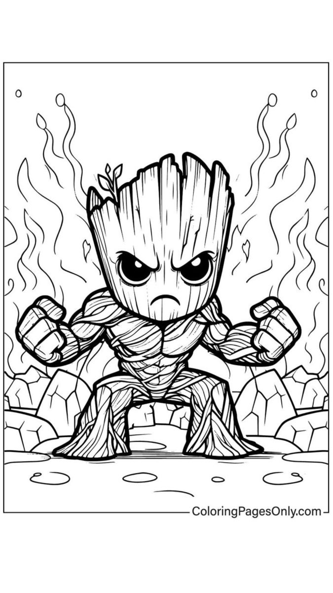marvel coloring book pages