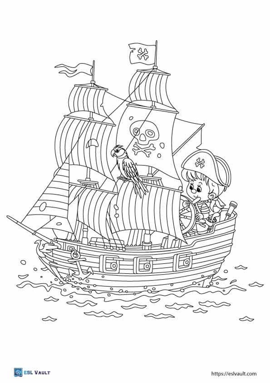 pirate ship coloring pages pirate ship coloring pages