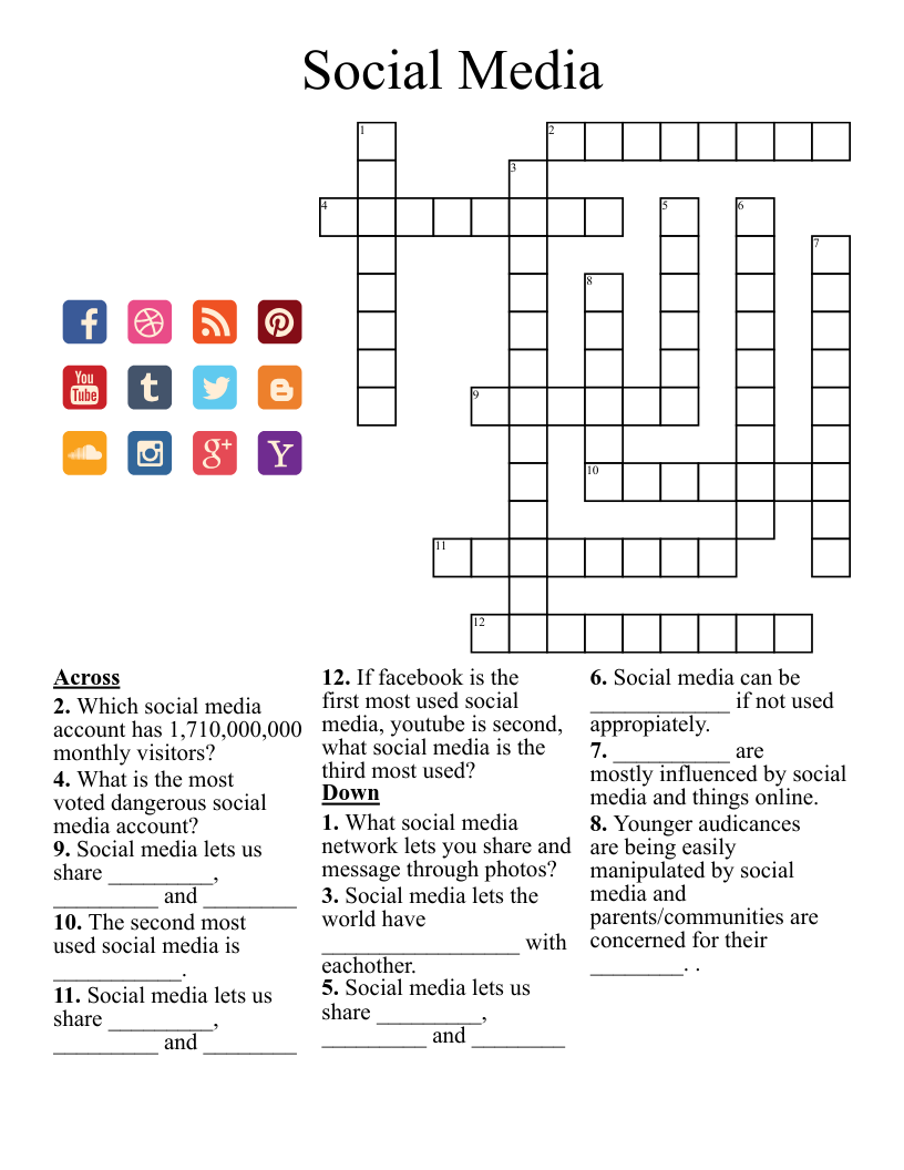Pop Culture Trivia Crossword WordMint