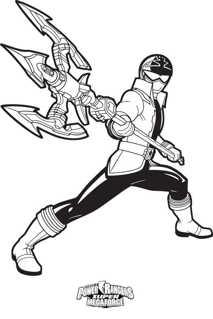 Power Rangers Coloring Pages