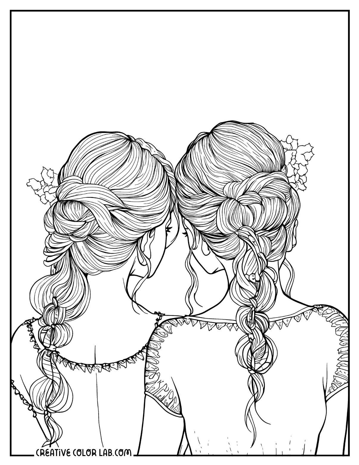 Printable Best Friend Coloring Pages Free Friendship Printables
